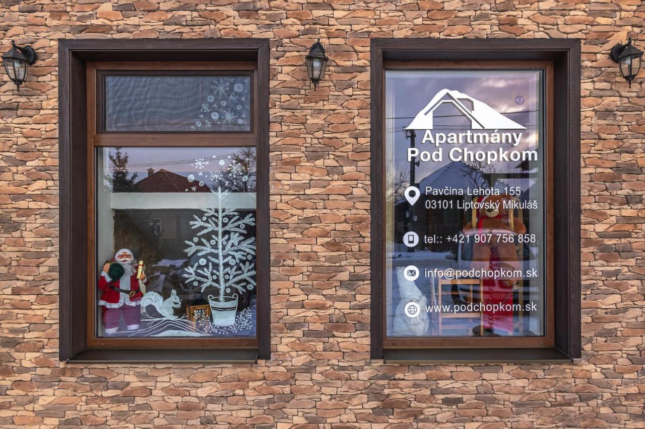 Apartmány Pod Chopkom Pavčina Lehota Esterno foto